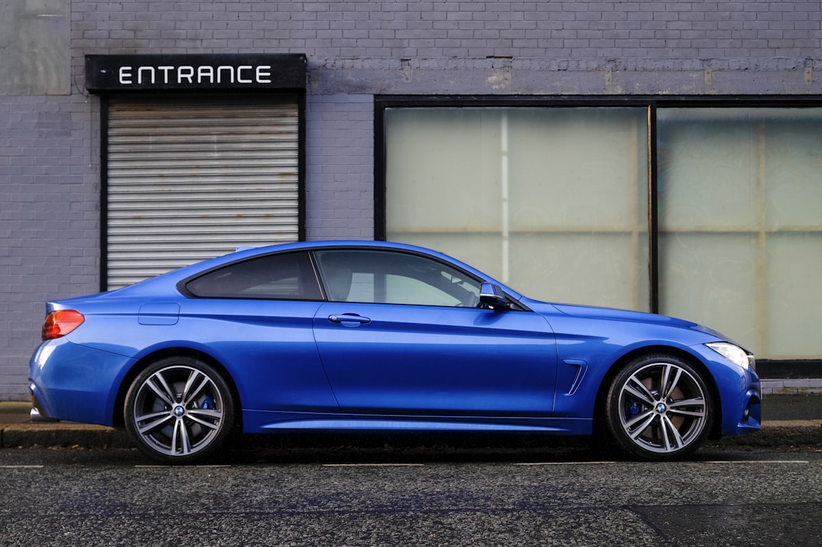 Detailed vehicle exterior close up
